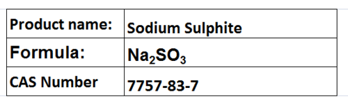 Sulphites