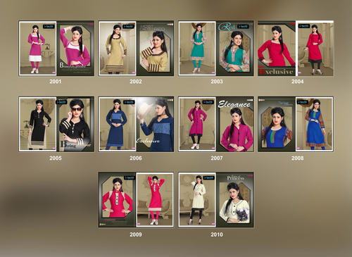 Ladies Fancy Kurtis - Rayon Material, 1066.8 mm Length | Casual and Ethnic Styles for All Seasons, Size L to XXL