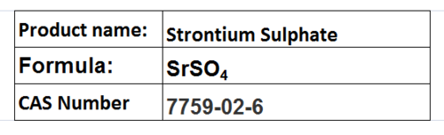 Strontium Sulphate