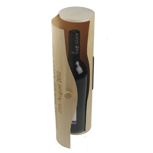 Wine Box in Round Shape