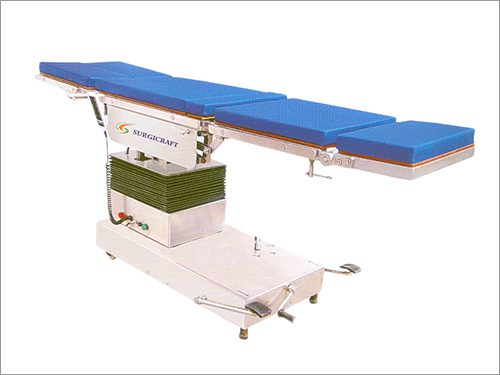 Electro Hydraulic O.T. Table With Longitudinal & Manual Override