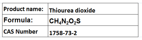 Thiourea Dioxide - White Powder CHâNâOâS 99% Purity | Reducing Agent Textile Processing Water Soluble