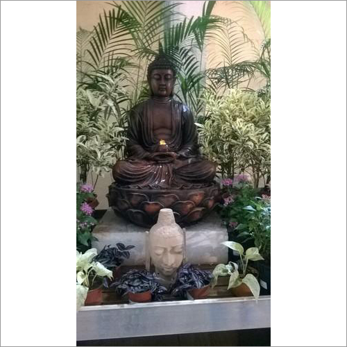 Lotus Buddha Waterfall Water Fountain