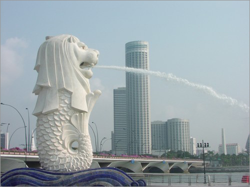Singapore Lion Water Fountain