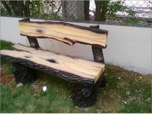 Garden Benches - Wood 48x16x18 inches Brown | Rustic Design Weatherproof Durable Outdoor Seating
