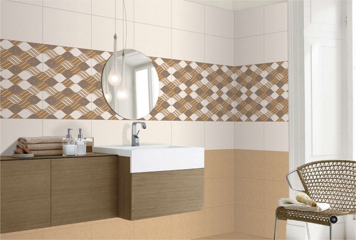 Cream Modern Bathroom Tiles