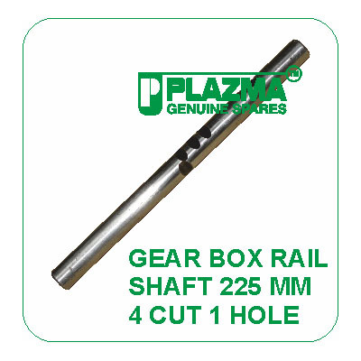Gear Box Rail Shaft 225 mm 4 cut 1 Hole Green Tractor