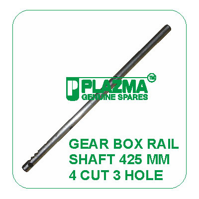 Gear Box Rail Shaft 425 mm 4 cut 3 Hole Green Tractor