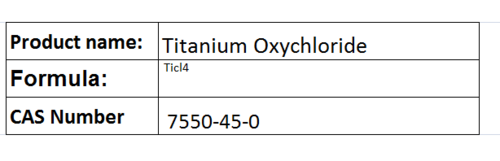 Titanium Oxychloride