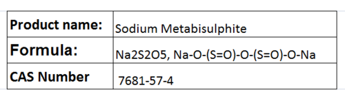Sodium Metabisulphite Sodium Metabisulphite