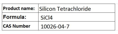 Silicon Tetrachloride