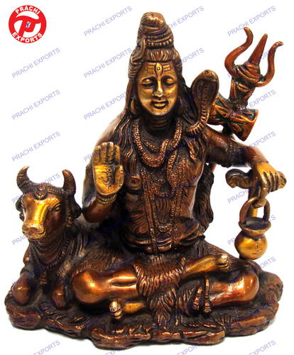 Easy To Clean Shiva Sitting W/ Nandi