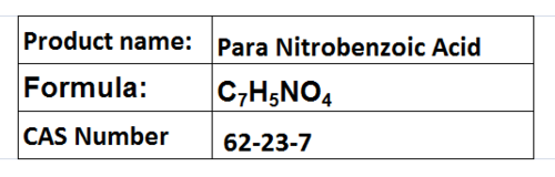 Para Nitrobenzoic Acid - Pale Yellow Solid CAS 62-23-7 | High Purity Versatile Precursor Pharmaceutical Synthesis