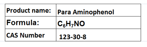Para Aminophenol Para Aminophenol