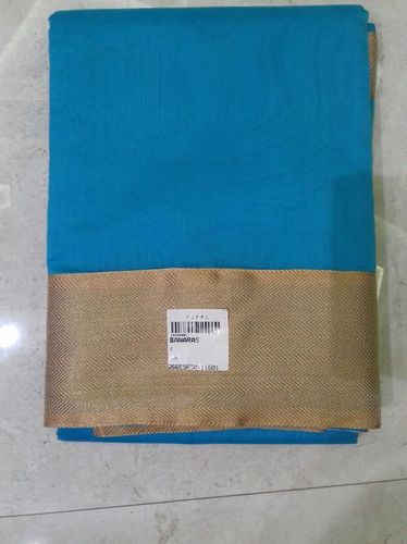 Blue Banaras Silk Saree