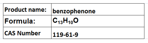 benzophenone benzophenone