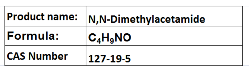 N,N-Dimethylacetamide - CAS 127-19-5, Boiling Point 166 Â°C | Versatile Solvent, Alkylating Agent, High Polarity