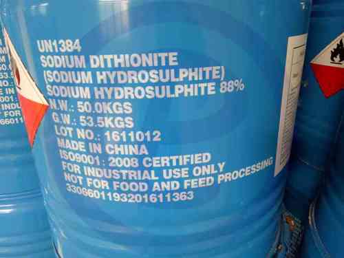 Sodium Hydrosulphite Cas No: 7775-14-6