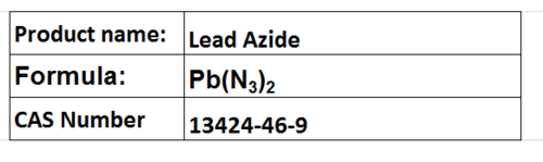 Lead Azide