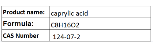 Caprylic Acid - Oily Liquid C8H16O2 CAS 124-07-2 | Fatty Acid Coconut Oil Derived 99% Purity Versatile Use