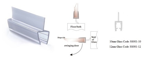 Transperent Pvc Glass Rigid Profiles