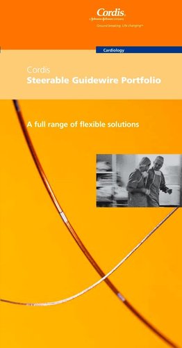 Wizdom Steerable Guide Wire - Plastic, 10-20 Grams | Yellow And Red, Manual Operation, Exceptional Torque Transmission