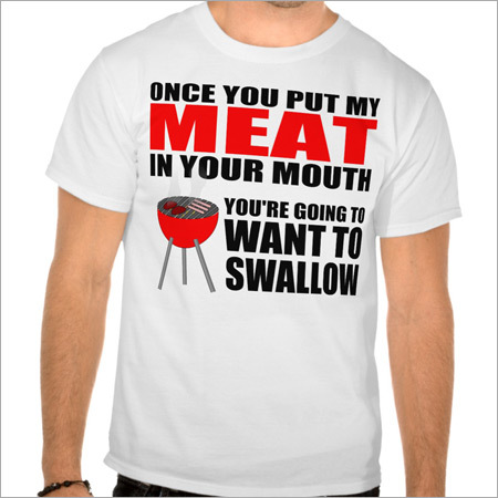White Round Neck T Shirt