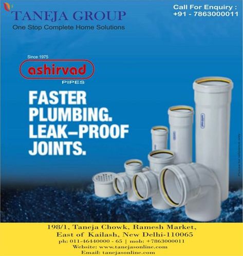Complete Home Solutions - High-Pressure PVC | White, Varied Dimensions, Durable Material, Easy Installation, Leak-proof Joints, Reliable System