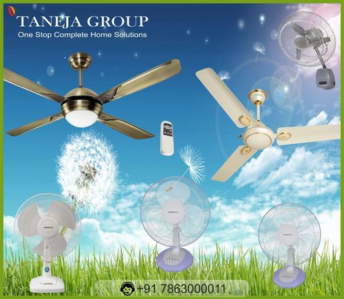 Complete Home Solutions - Metal, Plastic, 120-140cm Sweep, 60-80W Power | Energy Efficient, Remote Control, Quiet Operation