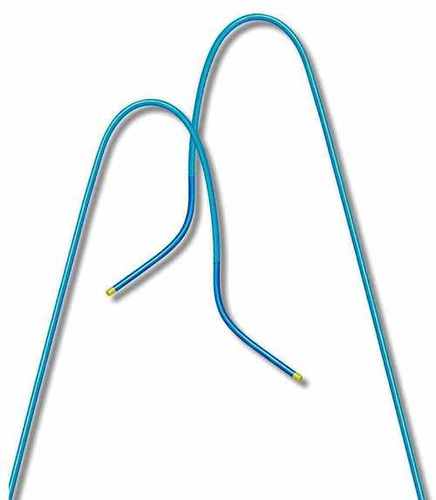 TEMPO AQUA Catheter - Plastic, 20-50 Grams, Blue | Durable Hydrophilic Coating, Easy Advancement, Manual Operation