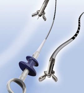 Blue And White Standard Biopsy Forceps