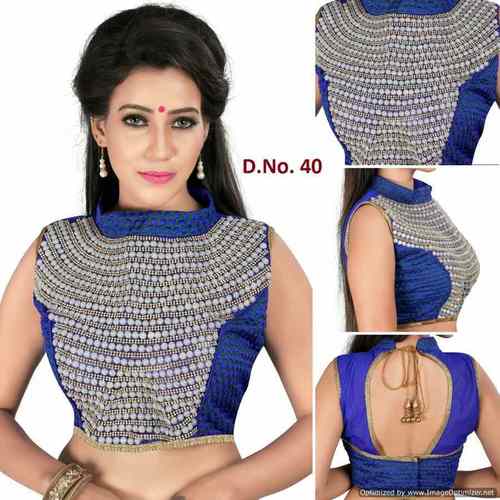 Blue Fancy Blouse