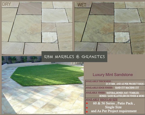 Sandstone - Luxury Mint Size: As Per Projects Requirements
