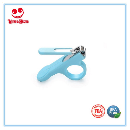 Pink/ Blue Or Customized Safety Baby Nail Clippers For Nursing Babies