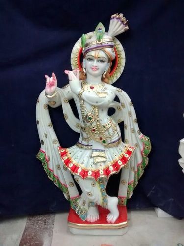 God Krishna Marble Statue