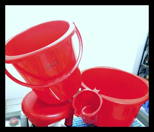 Plastic Bathroom Set