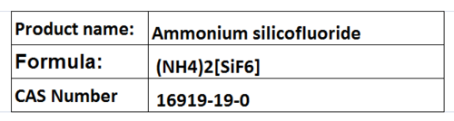 Ammonium silicofluoride