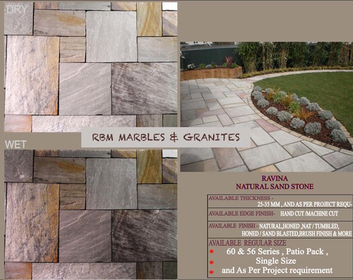 Raveena Sandstone Size: As Per Projects Requirements
