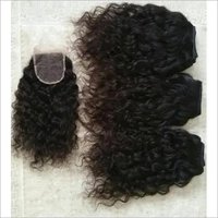 Unprocessed Indian Curly Hair Cuticle Aligned Hair