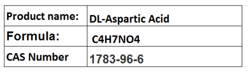 Dl-aspartic Acid - White Crystalline Powder, Cas 1783-96-6 | Protein Synthesis, Urea Cycle, Gluconeogenesis