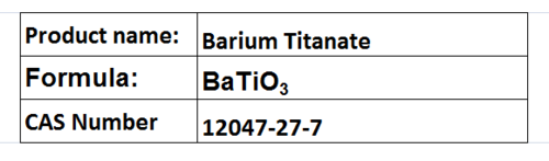 Barium Titanate