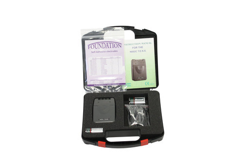 TENS Unit - Plastic, LCD Display, 50 Hertz Frequency | Adjustable Pulse Rate, Pulse Duration, Intensity, Timer Options