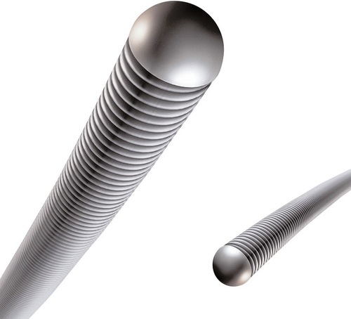 Thunder Guidewire - Stainless Steel, 190 & 300 cm Lengths, Silver Color | Extra Support Design with Silicone Coating for Hospital Use