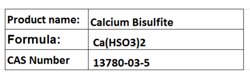 Bisulphites