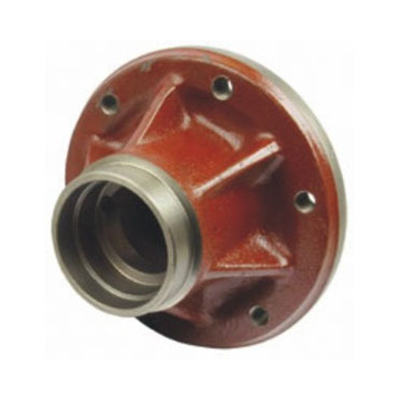 Front Wheel Hub - Cast Iron, Specific Dimensions, Painted, Tapered Roller Bearing | Durable, Reliable, High Strength, Precise Fit, Corrosion Resistant