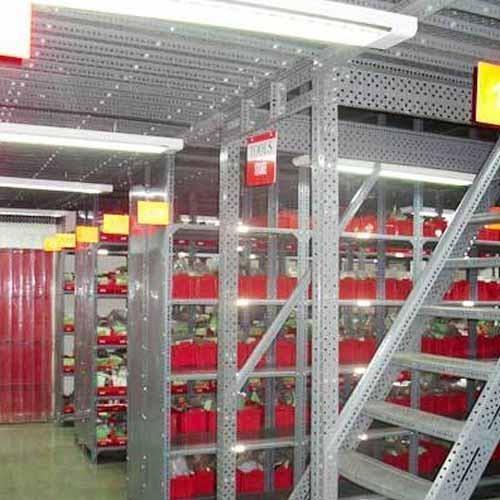 Slotted Angle Mezzanine Floor Capacity: 50 - 150 Kgs Udl Load Kg/Hr