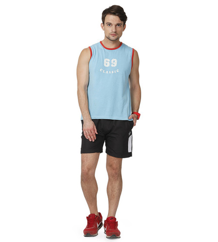Mens Black & White Shorts - Polyester, Plain Pattern | Shrink Proof, Smooth Finish, Quality Tested for Defect-Free Range