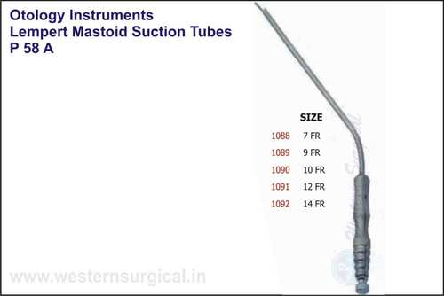 Lempert Mastoid Suction Tubes