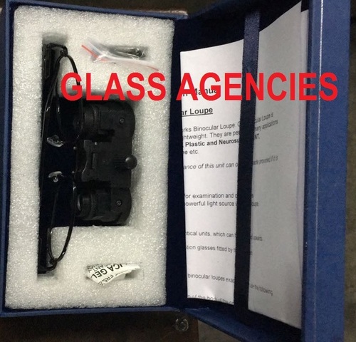 Binocular Loupe - Glass, 60x40x20mm, Black | Clear Vision, Durable, Hands-free, Magnification 2.5x-3.5x, Portable, 50g Weight