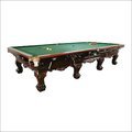 American Pool Table - Wood, 8ft X 4ft Dimensions, Brown Color | Compact Size, Impact Resistant, Durable, Superior Surface Finish